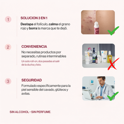 GOZE — Roll-On Corporal para Granitos y Marcas